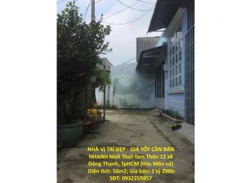 Chính chủ bán nhanh nhà đẹp giá tốt tại Thới Tam Thôn 12, xã Đông Thạnh, TP.HCM (Hóc Môn cũ); 0932259857