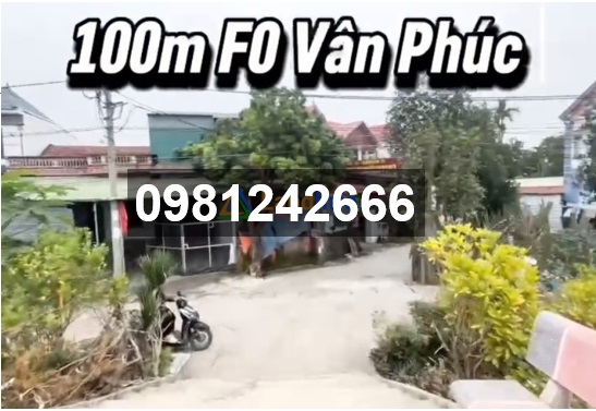 100m f0 sieu dep tai tl417, van phuc, phuc loc, hn, o to do cua, don song cau van phuc; 0981242666
