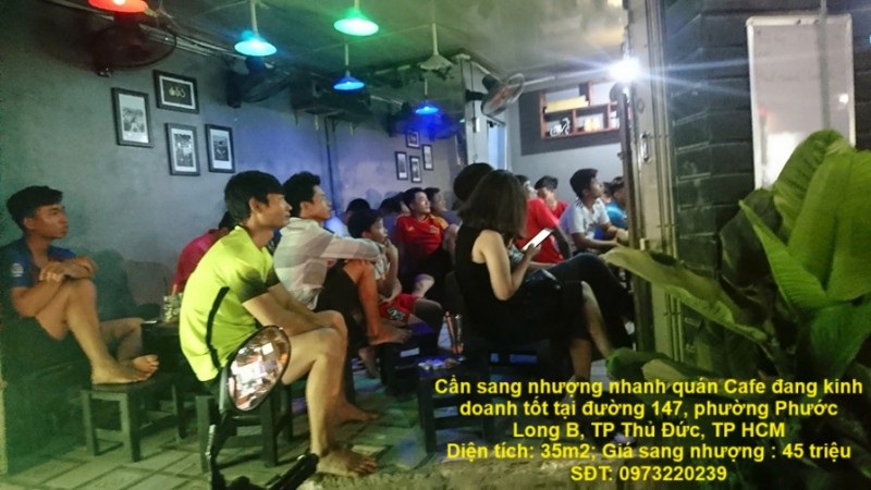 ⭐can sang nhuong nhanh quan cafe dang kinh doanh tot tai phuoc long b, tphcm, chi 45tr; 0973220239