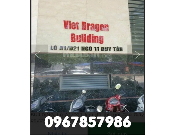 ⭐cho thue vp toa nha viet dragon building, lo a1/d21 kdt moi cau giay, 0967857986
