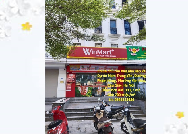 ⭐️chinh chu ban nha lien ke kdt nam trung yen, p.yen hoa (cau giay), ha noi, 0943253986
