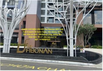 ⭐️Chính chủ bán Căn hộ The Fibonan KĐT Sinh Thái Ecopark, Xuân Quan (Văn Giang), Hưng Yên. 0796380331