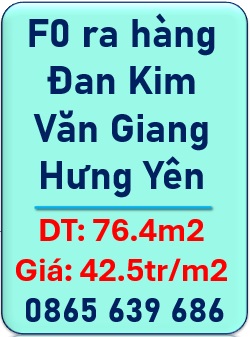 ⭐F0 ra hàng Đan Kim – Văn Giang - 0865639686